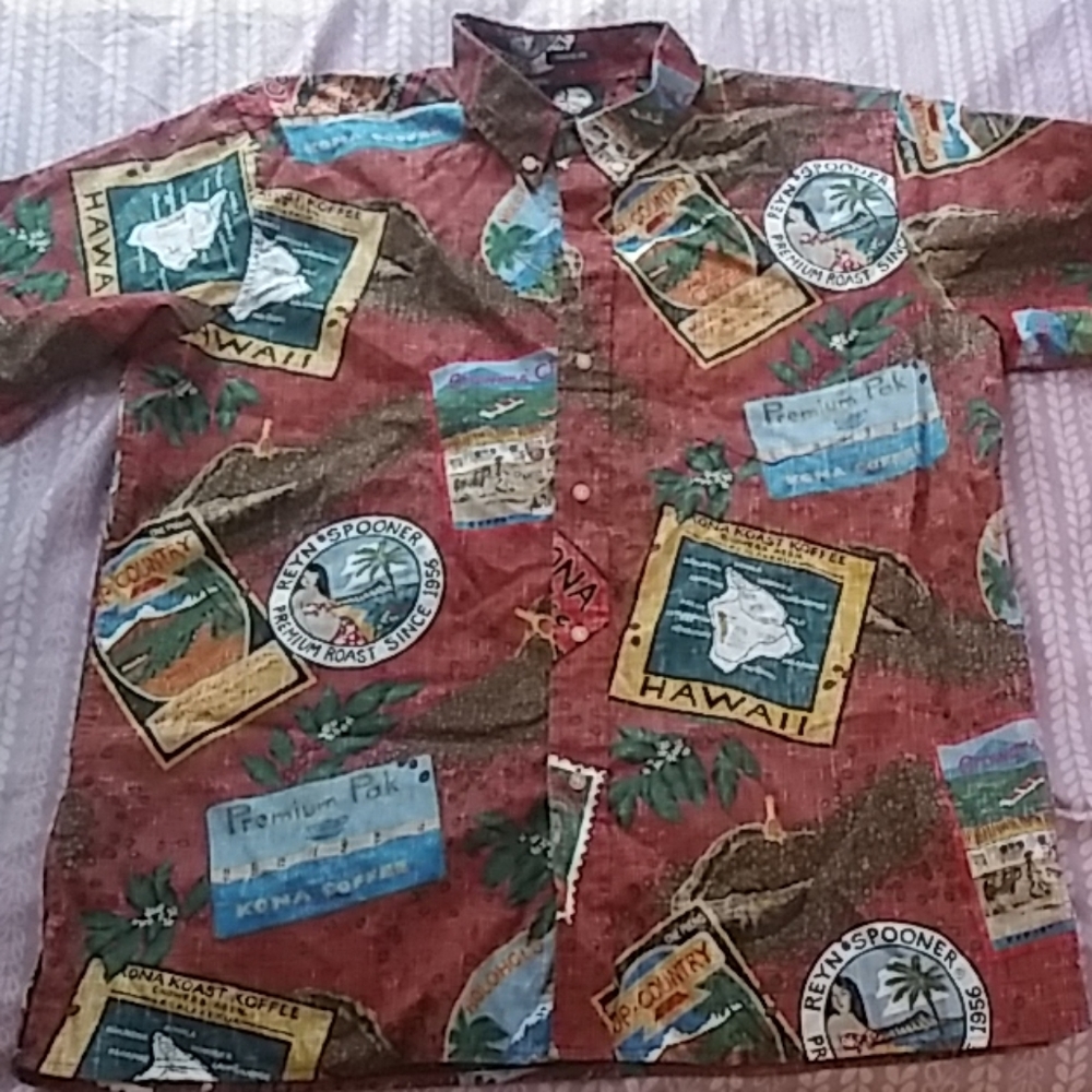 Hawaiian coffee shirt